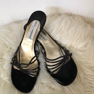 Dolce cabbana slip on sandals